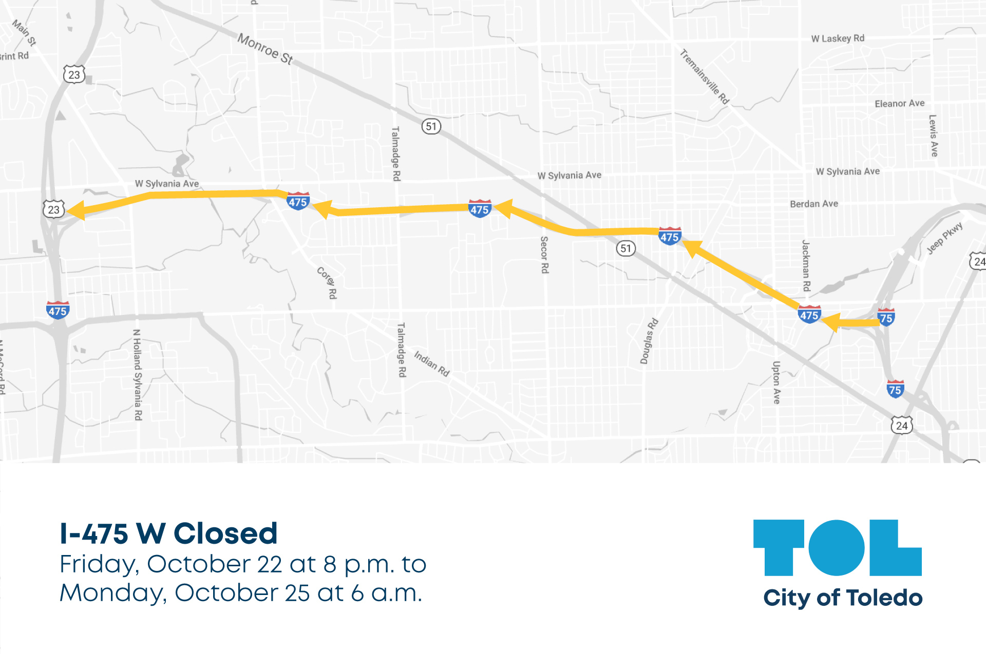 I-475 CLosure