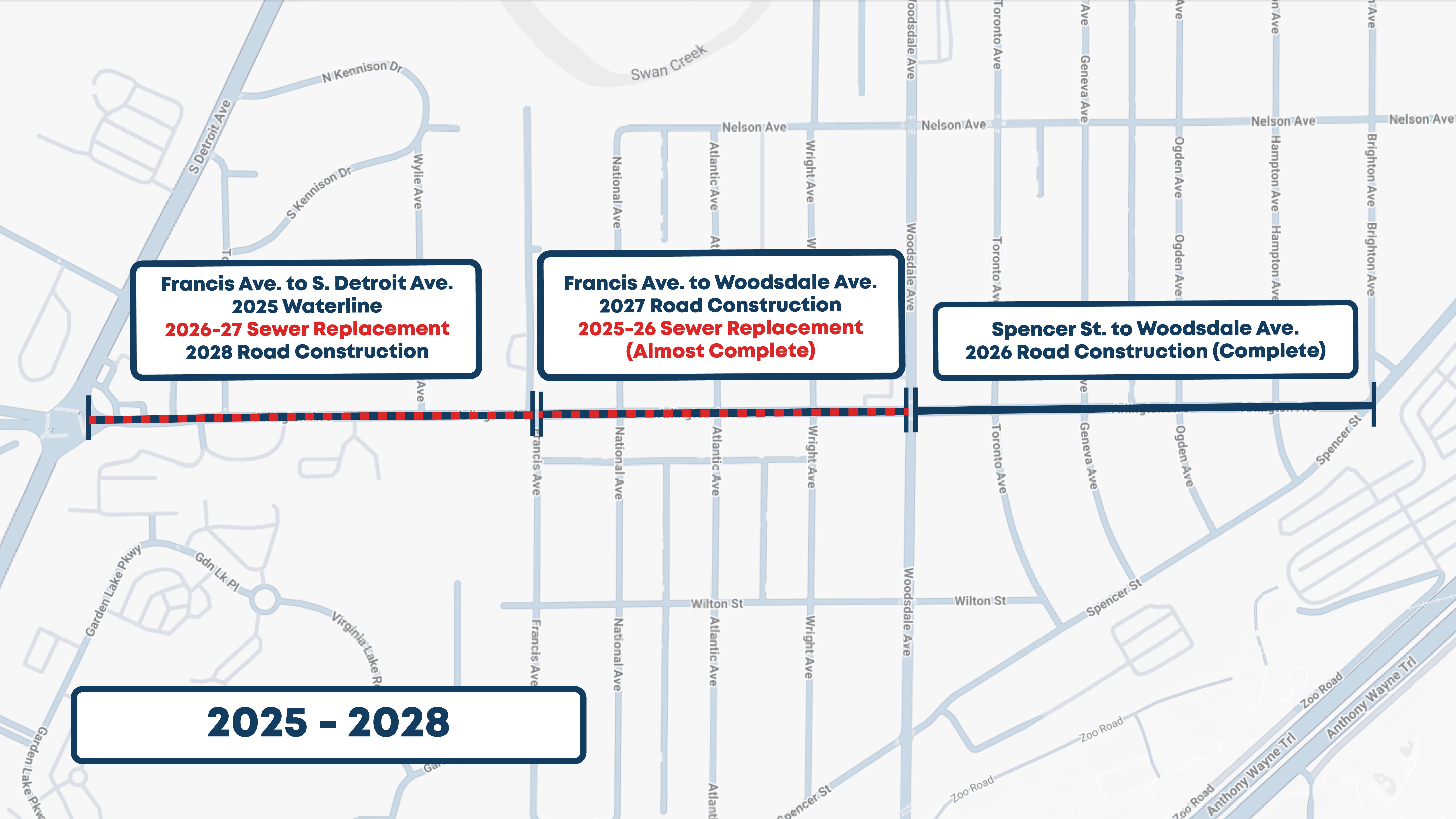 Arlington Ave. Construction 2025-2028