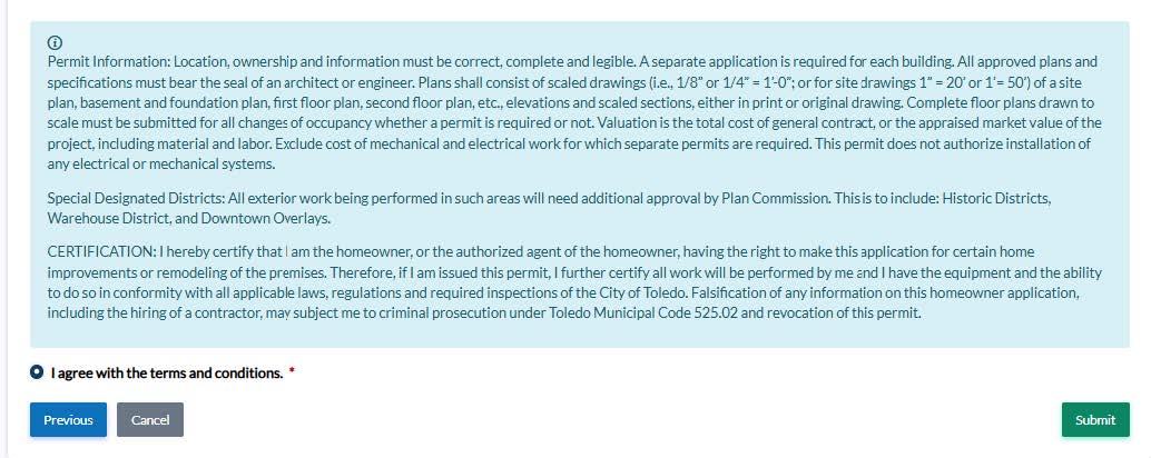 Terms and Conditions