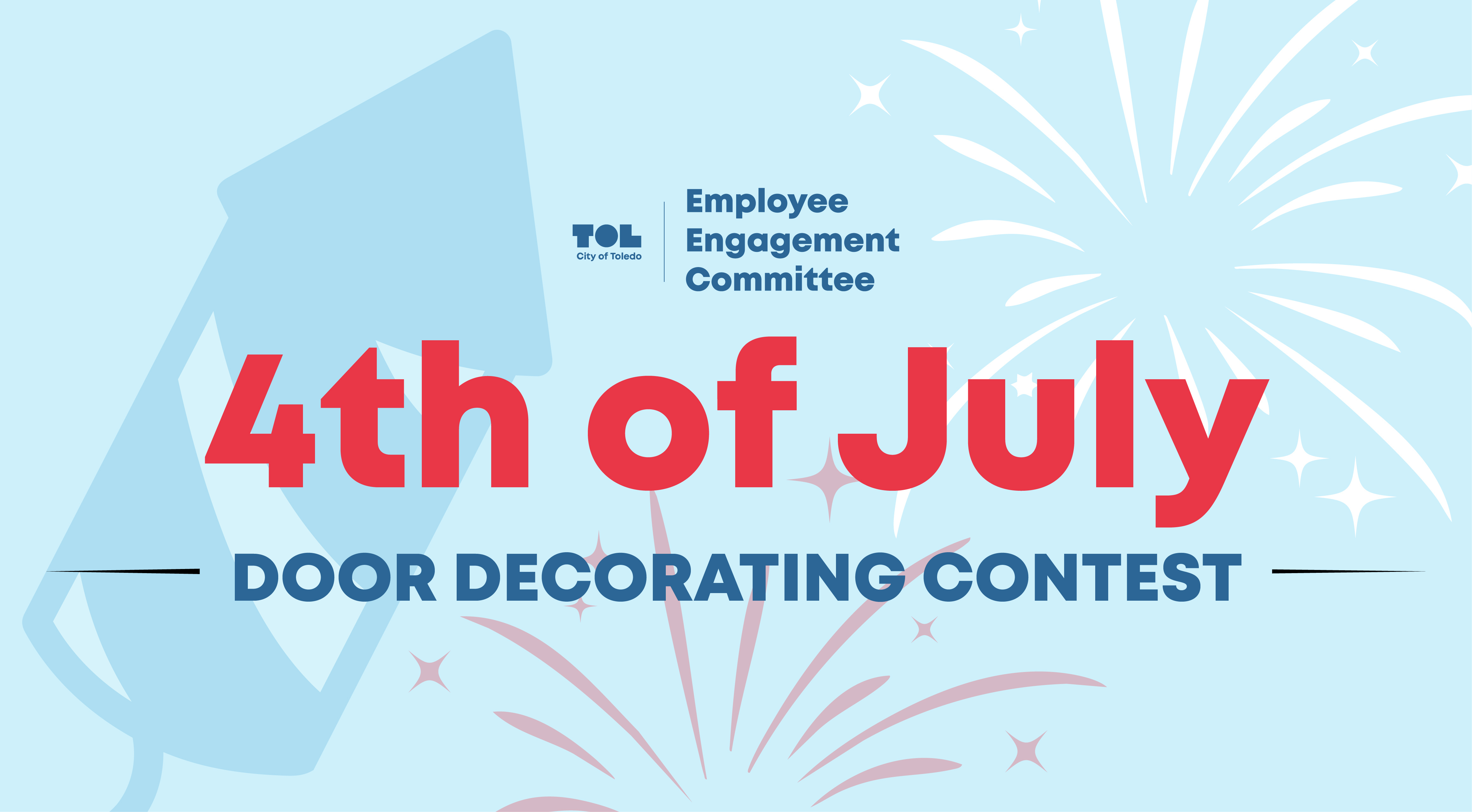EEC 4th of July Door Decorating Contest Banner