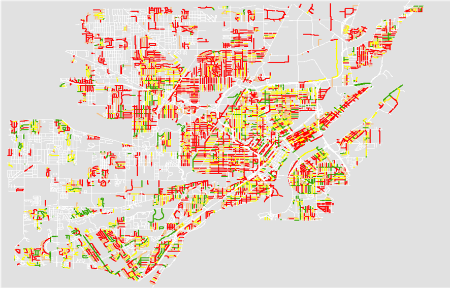 Toledo Road Condition Map