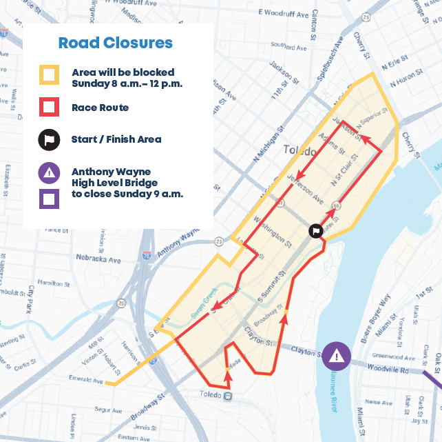 Komen Road Closures