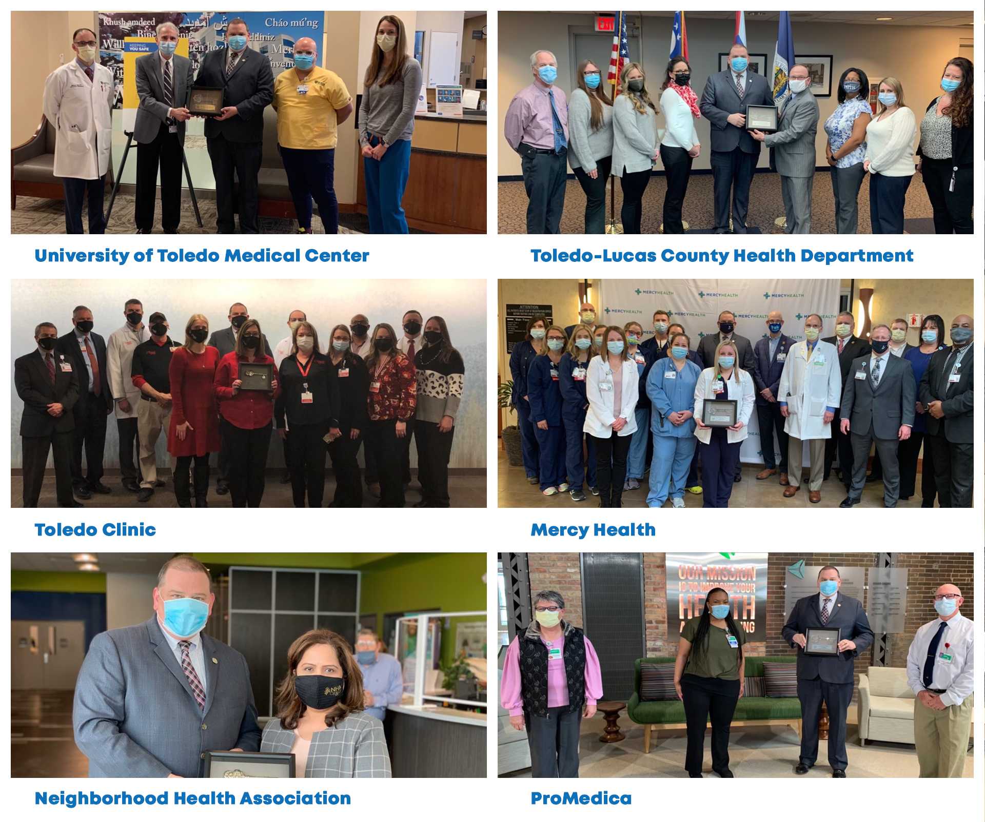 Key to the City Recipients 2021